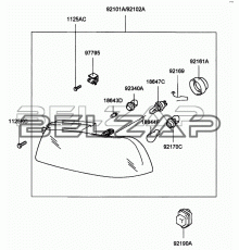 Патрон лампы HYUNDAI Accent OE
