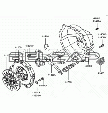 Пыльник HYUNDAI HD65, 72, 78 дв.D4DB, D4DD вилки сцепления OE