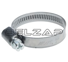 Хомут ленточный 025-040мм (9мм) червячный нержавеющая сталь, JTC-ZN40, JTC