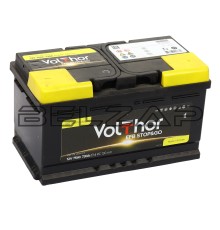 Аккумулятор EFB 75А/ч обратная полярность,низкий, 6СТ75(0) 58014, VOLTHOR