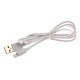 Кабель iPhone (5-) 2.4A 2м, BX14 белый, BOROFONE