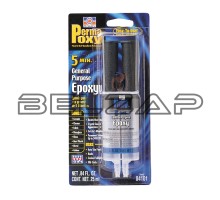Клей эпоксидный двухкомпонентный 5-минутный 25мл General Purpos Permapoxy, 84101, PERMATEX