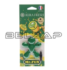 Ароматизатор на дефлектор полимерный (lemon) 23г Mr.Fun, 23179, AURA FRESH
