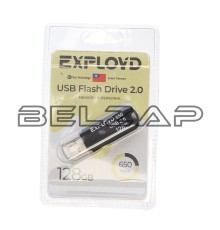 Карта памяти USB 128GB, EX-128GB-650-Black, EXPLOYD