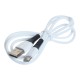 Кабель USB Type C 3A 1м белый, X82 white, HOCO