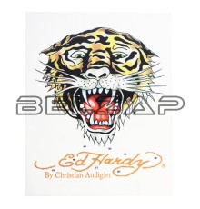 Наклейка виниловая "TIGER" 18х23см со стразами ED HARDY