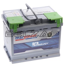 Аккумулятор EFB 60А/ч обратная полярность, 6СТ60(0) SMF5632052(56318), MACPOWER
