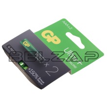 Батарейка AAA LR03 1.5V блистер 2шт. Alkaline Ultra Plus G-tech, GP24AUPA21-2CRSB2, GP