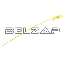 Пломба пластиковая L=255мм номерная (желтая) REXANT