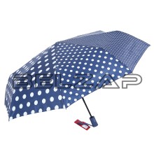 Зонт женский 3 сложения купол-эпонж проявлялка R-58см RAINDROPS