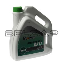 Антифриз зеленый Euro -40C 5кг G11 MOZER