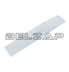 Наклейка виниловая вырезанная "#ЯВЕЗДЕ" 5х20см белая, И-87, AUTOSTICKERS