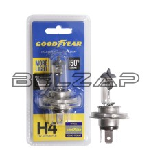 Лампа 12V H4 60/55W P43t блистер (1шт.) More Light GOODYEAR