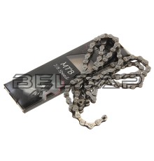 Цепь велосипедная 116 звеньев 1/2"х3/32" 7/8 скоростей, P-7001, MAYA