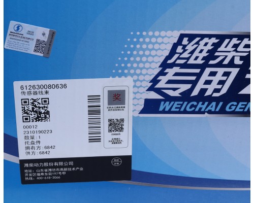 Трубка топливная SHACMAN SHAANXI дв.WP12 высокого давления комплект OE