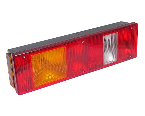 Фонарь задний КАМАЗ, МАЗ, УРАЛ левый с добавочным указателем байонетный разъем (боковой) РУДЕНСК