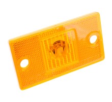 Фонарь габаритный оранжевый (светодиод,  колодка AMP,  24V,  65х115мм) РУДЕНСК