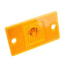 Фонарь габаритный оранжевый (светодиод,  колодка AMP,  24V,  65х115мм) РУДЕНСК