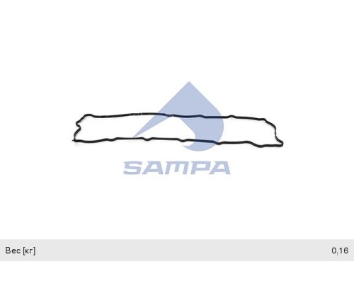 Прокладка крышки клапанной ЯМЗ-650 RENAULT Kerax SAMPA