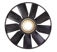 Вентилятор КАМАЗ-ЕВРО 704мм с обечайкой и выгнутым диском в сборе (07-) (дв.740.50, 51) ТЕХНОТРОН