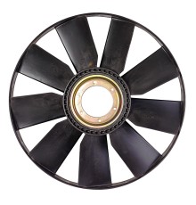 Вентилятор КАМАЗ-ЕВРО 704мм с обечайкой и выгнутым диском в сборе (07-) (дв.740.50, 51) ТЕХНОТРОН