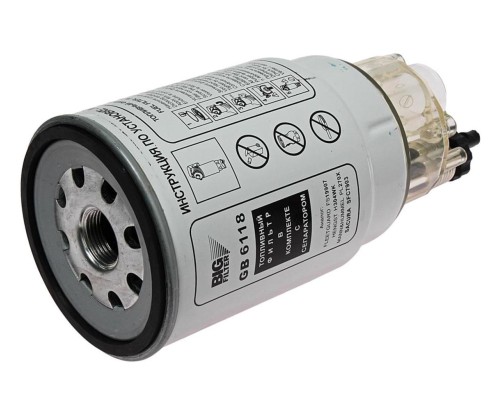 Элемент фильтрующий КАМАЗ топливный ЕВРО (для PreLine PL 270) со стаканом в сборе BIG FILTER