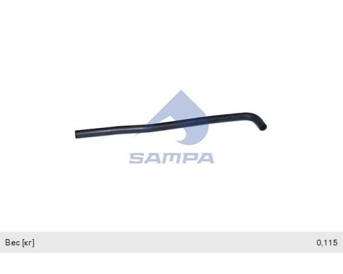 Шланг КАМАЗ-5490 MERCEDES радиатора SAMPA