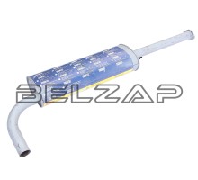 Глушитель ГАЗ-330232 дв.УМЗ ЕВРО-3 короткий с фланцем выход боковой усиленный АВТОГЛУШИТЕЛЬ