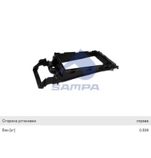 Рамка SCANIA P, G, R, T series фары правая SAMPA