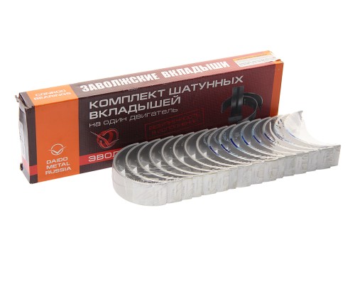 Вкладыши КАМАЗ шатунные Р02 ЕВРО-3, 4, 7 ДАЙДО МЕТАЛЛ РУСЬ