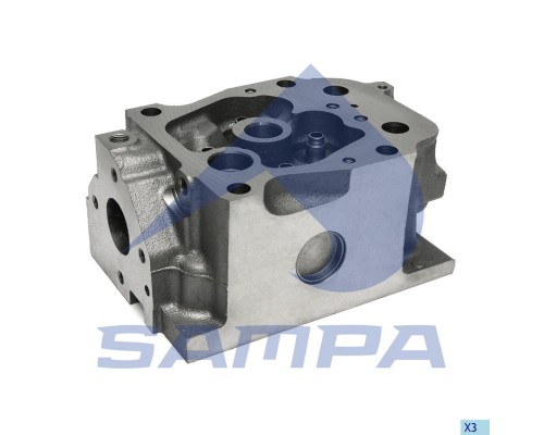 Головка блока КАМАЗ-5490 MERCEDES дв.OM457LA голая SAMPA