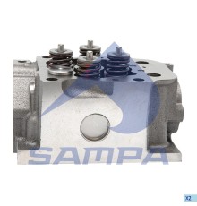 Головка блока КАМАЗ-5490 MERCEDES дв.OM457LA с клапанами в сборе SAMPA
