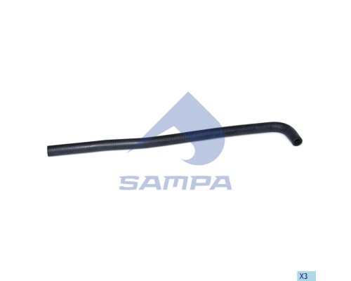 Шланг КАМАЗ-5490 MERCEDES радиатора SAMPA