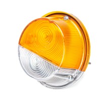 Указатель поворота ГАЗ, ЗИЛ, УАЗ передний белый 12V металл AVTOELECTRICA