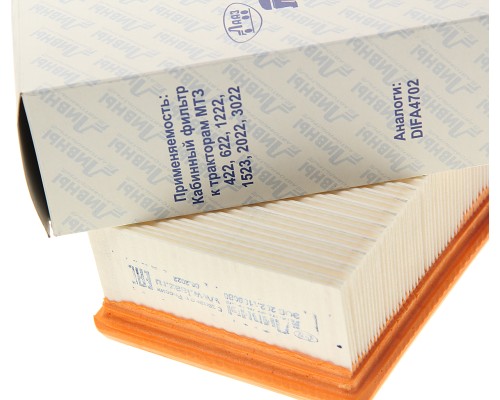 Фильтр воздушный МТЗ-422, 622, 1222, 1523, 2022, 3022 кабины (H=50мм L=350мм В=120мм) Ливны