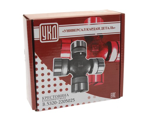 Крестовина КАМАЗ, УРАЛ вала карданного большая в сборе (50х135мм) (стопорные пластины) УКД