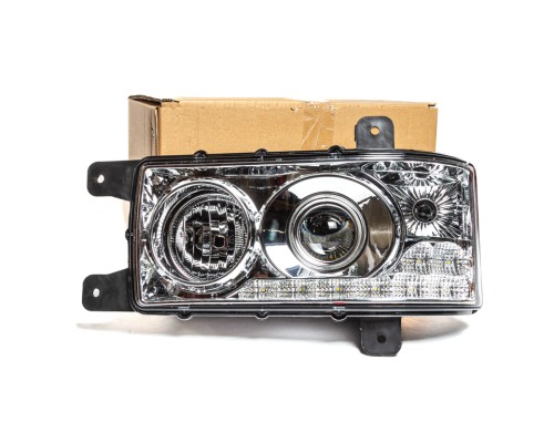 Фара блок КАМАЗ-6520, 6511, 4308 левая (8 светодиодов) LED AVTOELECTRICA