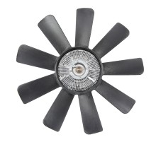 Вентилятор ГАЗ-3308 Садко с муфтой в сборе (9 лопастей) PRAVT