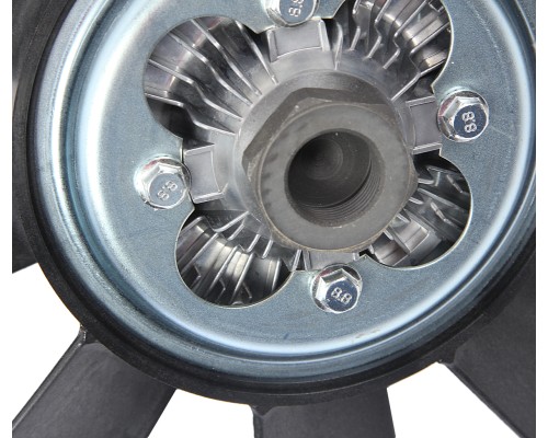 Вентилятор ГАЗ-3308 Садко с муфтой в сборе (9 лопастей) PRAVT