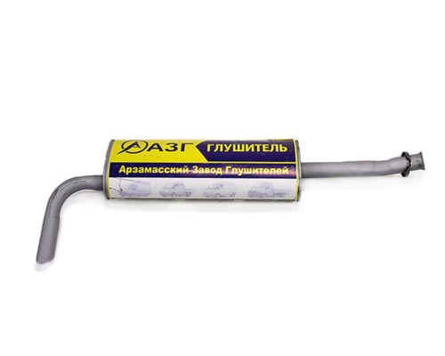 Глушитель ГАЗ-3302, 3221 дв.CUMMINS 2.8, УМЗ-4216 ЕВРО-4 выход боковой усиленный АЗГ