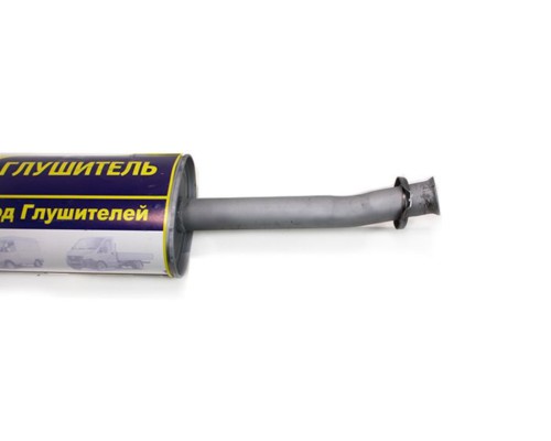 Глушитель ГАЗ-3302, 3221 дв.CUMMINS 2.8, УМЗ-4216 ЕВРО-4 выход боковой усиленный АЗГ