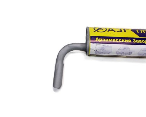 Глушитель ГАЗ-3302, 3221 дв.CUMMINS 2.8, УМЗ-4216 ЕВРО-4 выход боковой усиленный АЗГ