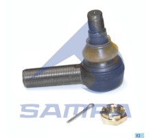 Наконечник рулевой тяги IVECO MERCEDES SCANIA HOWO RENAULT левый (M30х1.5х93мм, М24) SAMPA