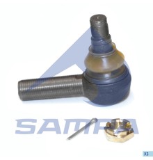 Наконечник рулевой тяги IVECO MERCEDES SCANIA HOWO RENAULT левый (M30х1.5х93мм, М24) SAMPA
