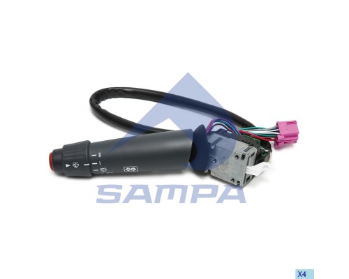 Переключатель подрулевой КАМАЗ-5490 MERCEDES Actros указателей поворота (серый) SAMPA