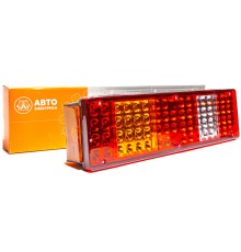 Фонарь задний КАМАЗ, МАЗ, УРАЛ левый со жгутом (вилка СЦАЗ) и боковым габаритным фонарем AVTOELECTRICA