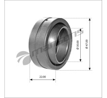Подшипник MAN SHAANXI SHACMAN F2000 торсиона кабины MANSONS