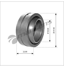Подшипник MAN SHAANXI SHACMAN F2000 торсиона кабины MANSONS