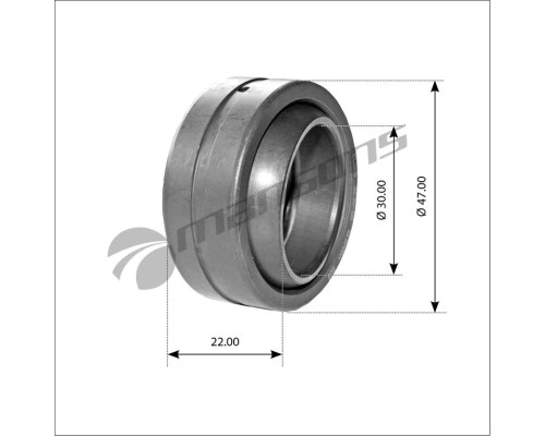 Подшипник MAN SHAANXI SHACMAN F2000 торсиона кабины MANSONS