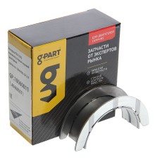 Вкладыш ГАЗ-3302 дв.CUMMINS ISF 2.8 коренной упорный верхний d=0.00 (разборный) G-PART (ОАО ГАЗ)